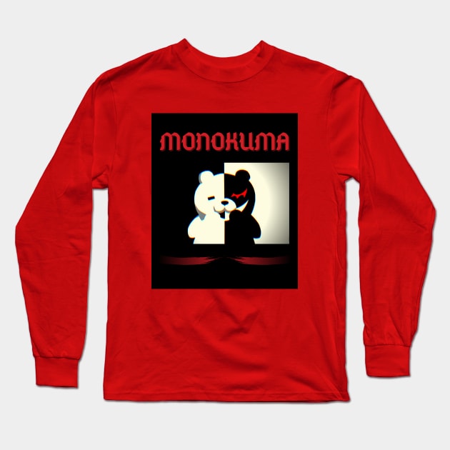 Monokuma: Danganronpa Long Sleeve T-Shirt by TheMochiLife